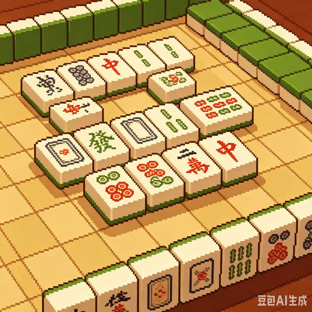 hand carved mahjong tiles
