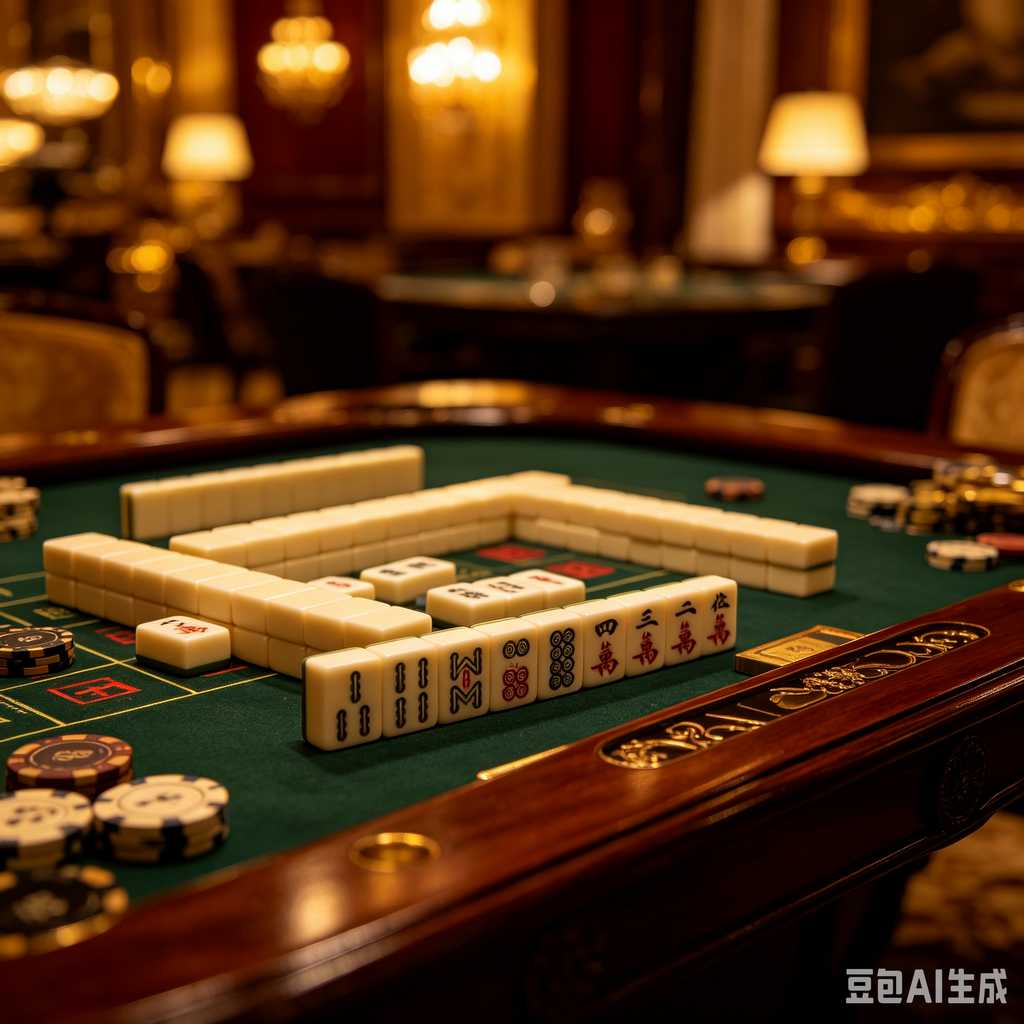 luxury carving mahjong tiles